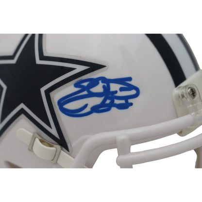 Emmitt Smith Dallas Cowboys 2022 Alternate Mini Helmet Autographed
