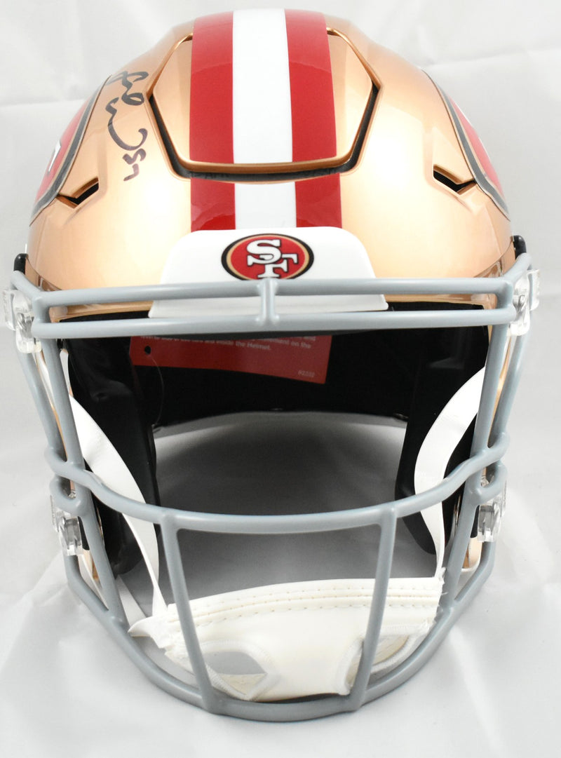 Fred Warner Autographed San Francisco 49ers Full Size Speedflex Helmet