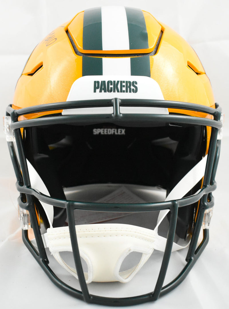 Jordan Love Signed Green Bay Packers Full Size Speedflex Helmet