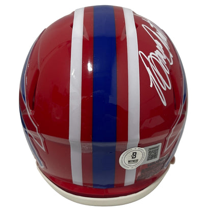 Bruce Smith Signed Buffalo Bills Throwback Mini Helmet