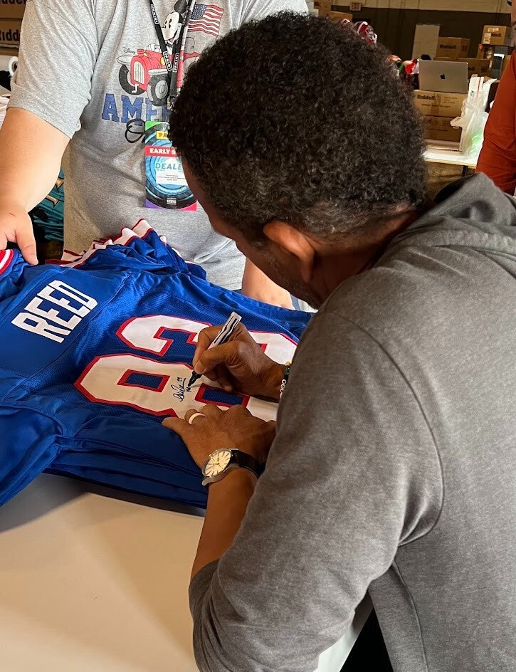 Andre Reed Signed Buffalo Bills Custom Jersey (HOF 14) Beckett COA
