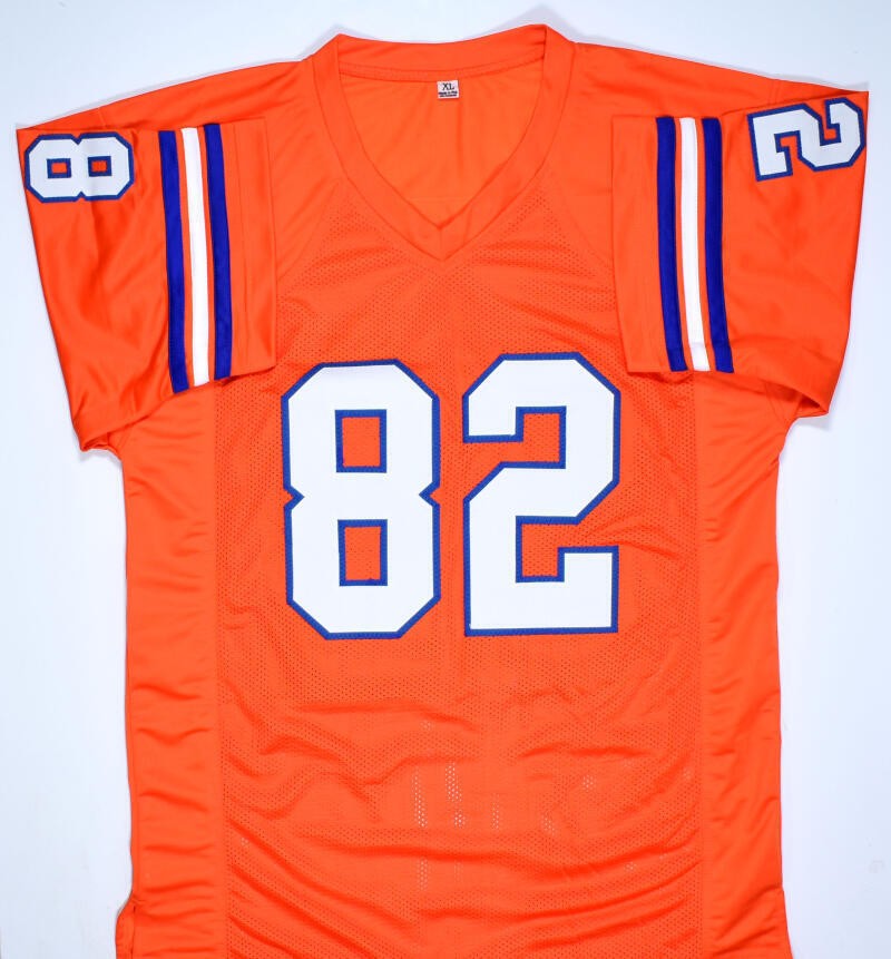 Vance Johnson Autographed Denver Broncos Orange Jersey "Orange Crush"