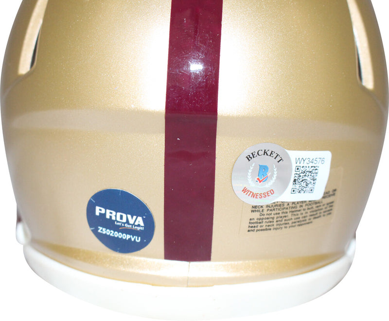 Doug Flutie Autographed Boston College Speed Mini Helmet (Beckett)