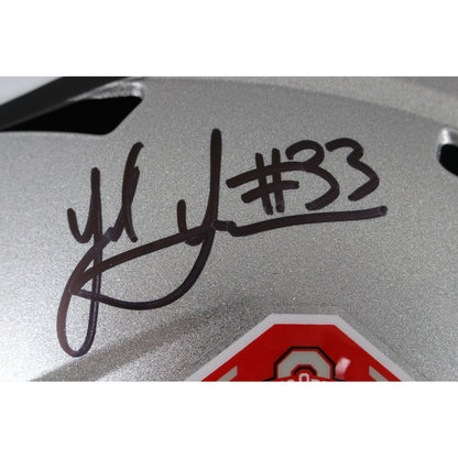 Jack Sawyer Signed Ohio State 2024 Champions Full Size Replica Helmet