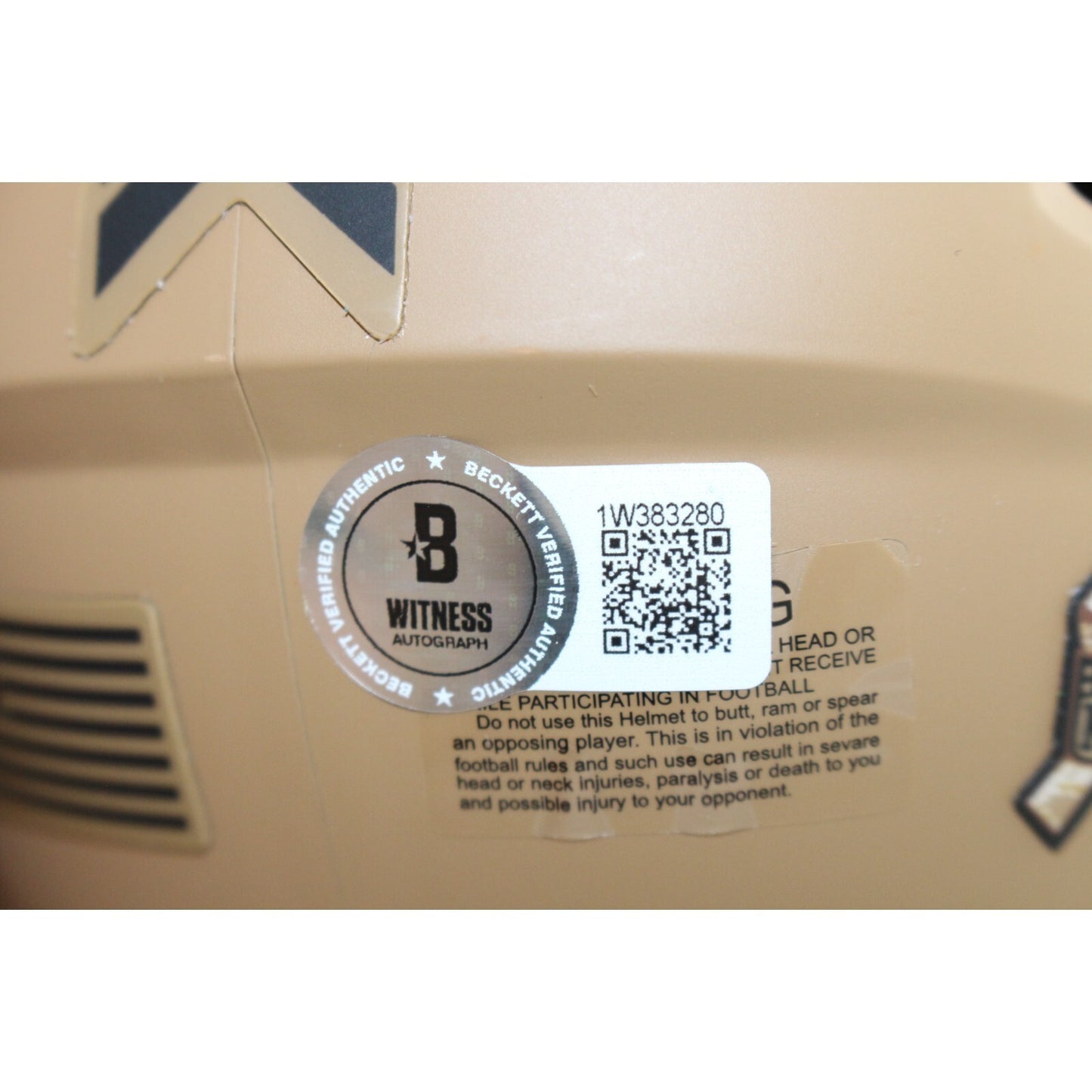 Howie Long Signed Las Vegas Raiders 2022 Salute to Service Mini Helmet