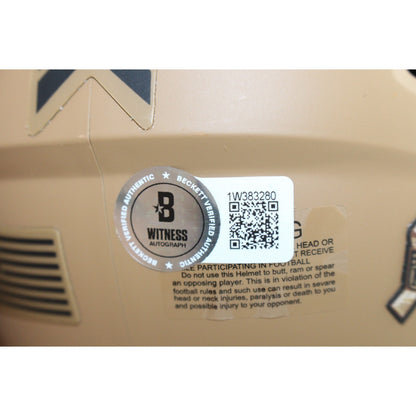 Howie Long Signed Las Vegas Raiders 2022 Salute to Service Mini Helmet