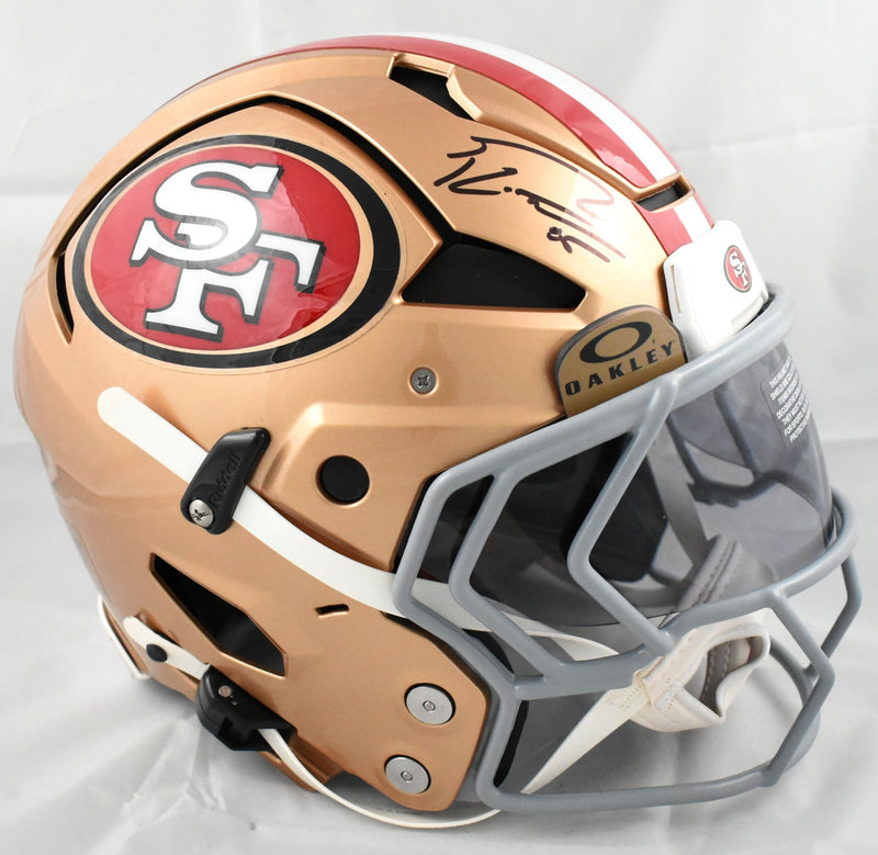 George Kittle Signed San Francisco 49ers Full Size Riddell Axiom Helmet