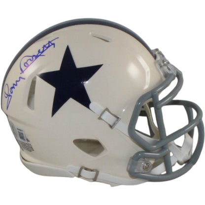 Tony Dorsett Autographed Dallas Cowboys Retro Mini Helmet