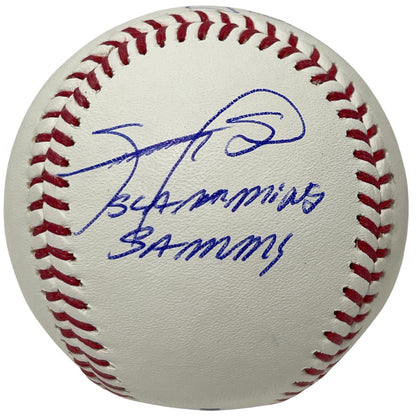 Sammy Sosa & Mark McGwire Dual Signed Official MLB Baseball (2 Insc) BAS