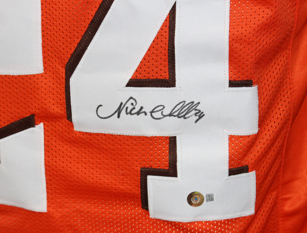 Nick Chubb Autographed Pro Style Custom Football Jersey