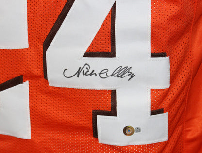 Nick Chubb Autographed Pro Style Custom Football Jersey