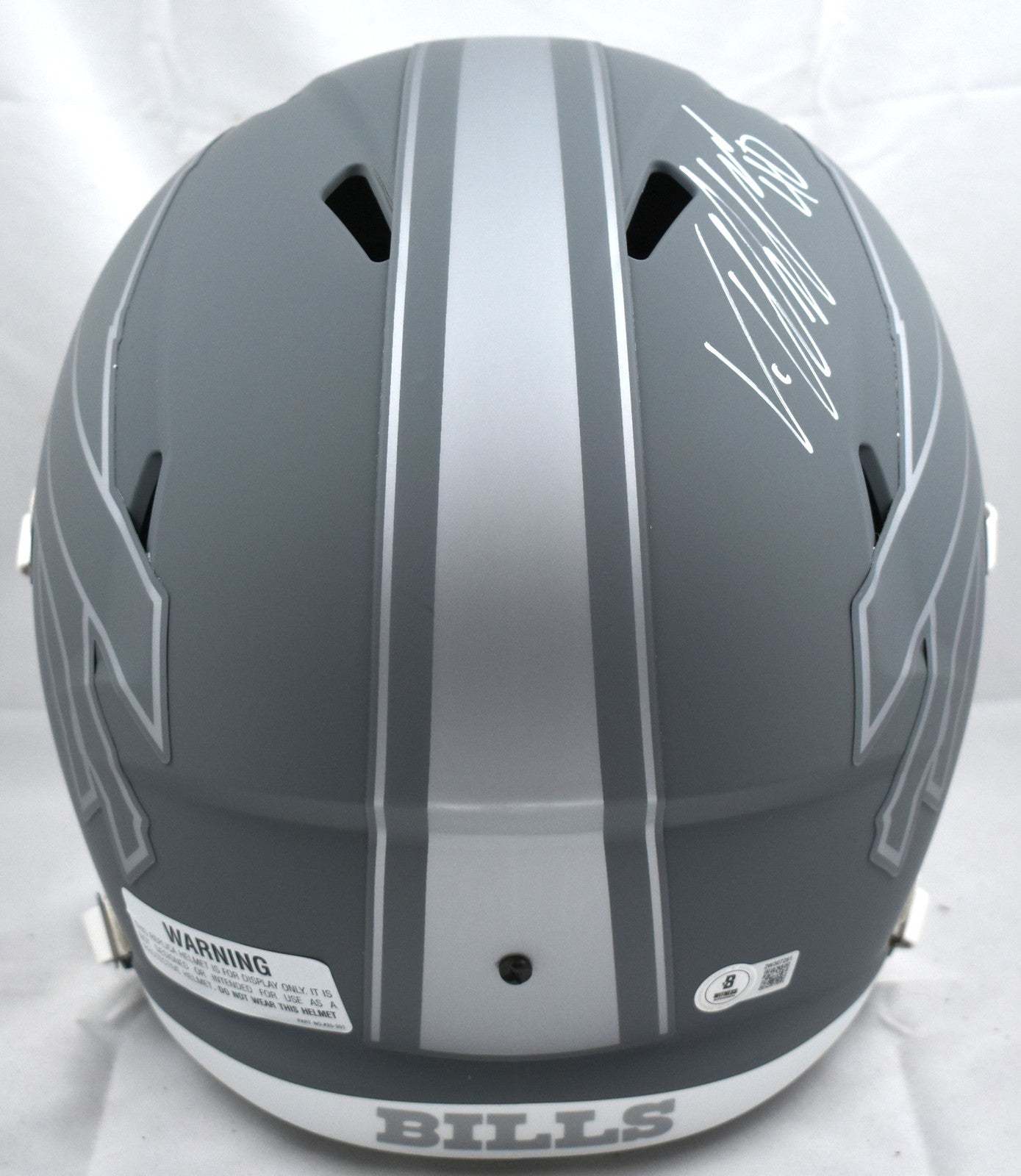 Von Miller Signed Buffalo Bills Full Size Slate Speed Replica Helmet