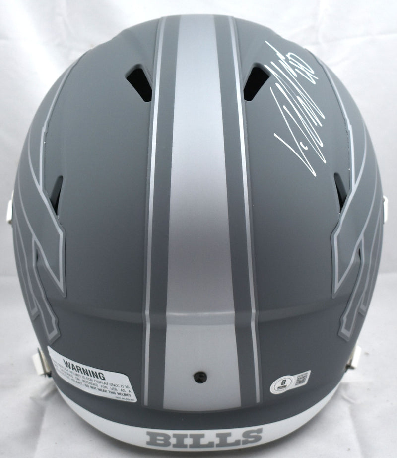 Von Miller Signed Buffalo Bills Full Size Slate Speed Replica Helmet