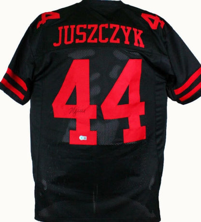 Kyle Juszczyk Signed San Francisco 49ers Black Custom Jersey