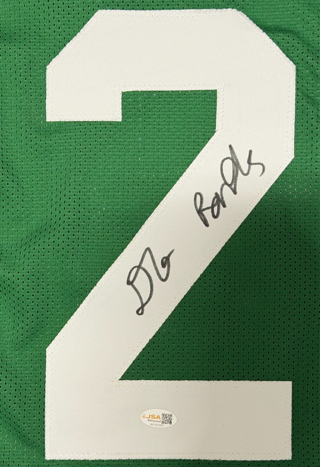 D'Angelo Ponds Signed New York Jets Custom Jersey