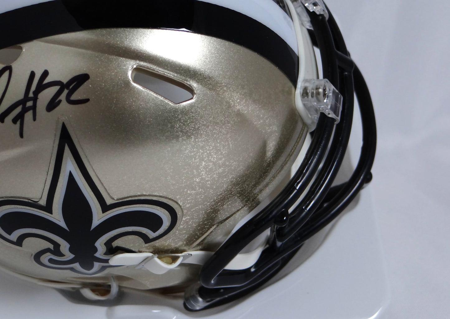 Rashid Shaheed Autographed New Orleans Saints Mini Helmet