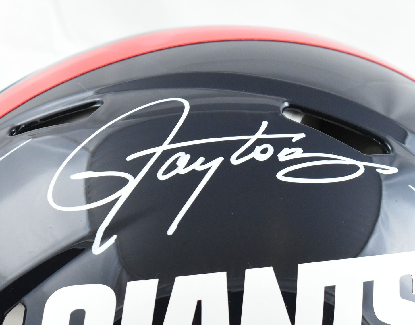 Lawrence Taylor, Harry Carson & Phil Simms Signed Giants Authentic Helmet