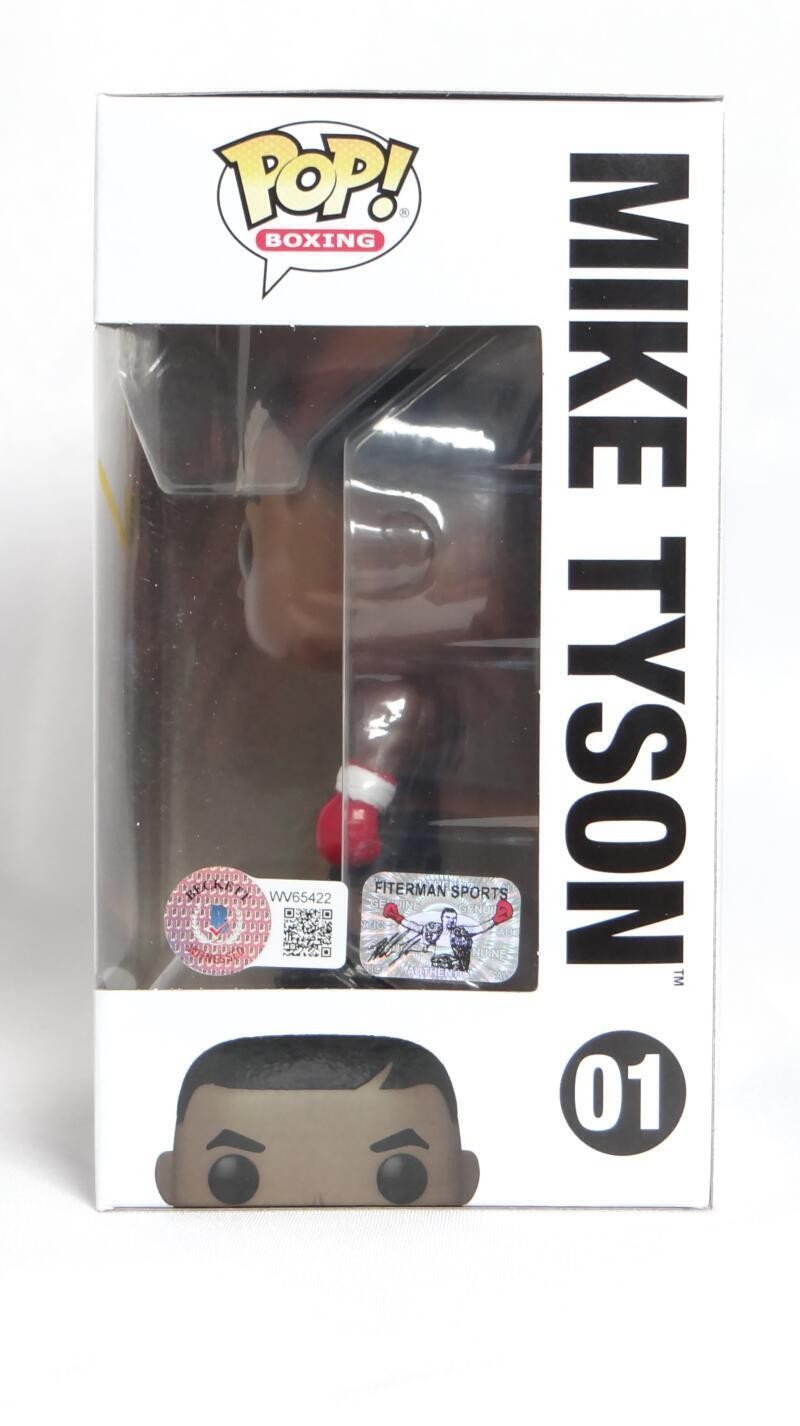 Mike Tyson Signed Funko Pop Figurine #01 - Beckett Witnessed