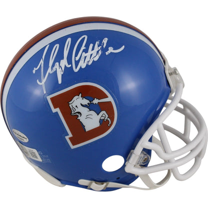 Floyd Little Autographed Denver Broncos Throwback Mini Helmet