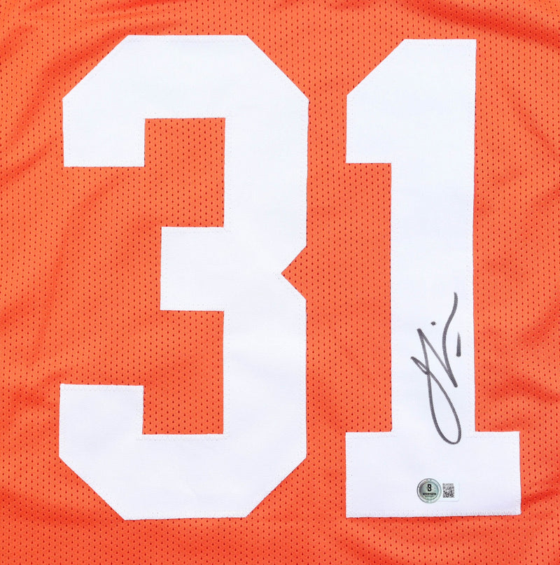 Jamal Lewis Signed Tennessee Volunteers Orange Custom Jersey