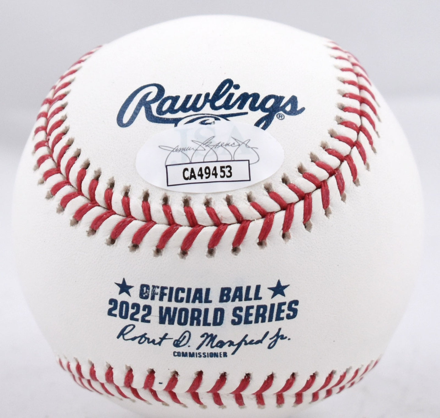Yordan Alvarez Autographed World Series Baseball