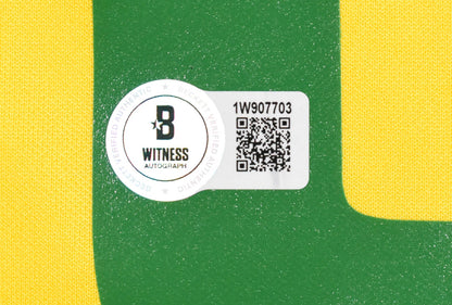 Roberto Carlos Autographed Brazil Home Jersey