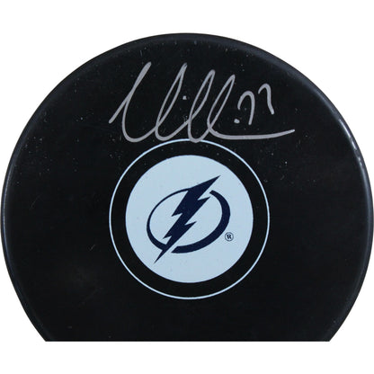 Victor Hedman Autographed Tampa Bay Lightning Logo Hockey Puck