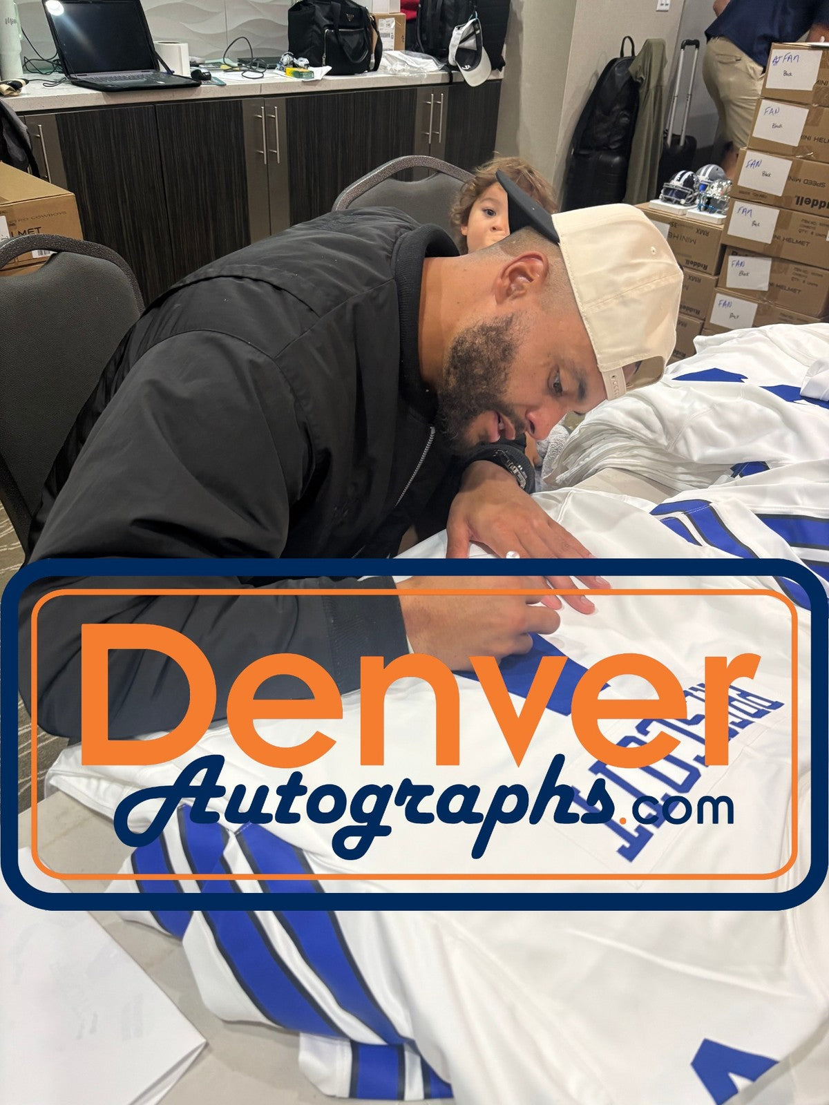 Dak Prescott Autographed Dallas Cowboys Nike Game Jersey (XL)