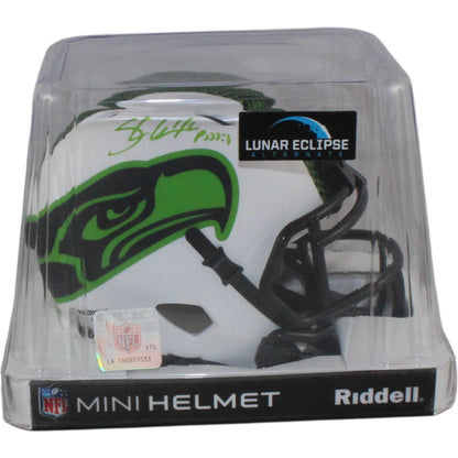 Shaun Alexander Autographed Seattle Seahawks Lunar Mini Helmet
