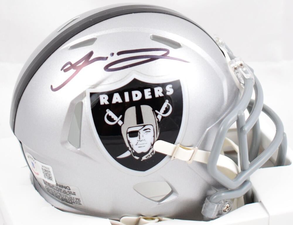 Jakobi Meyers Signed Las Vegas Raiders Speed Mini Helmet