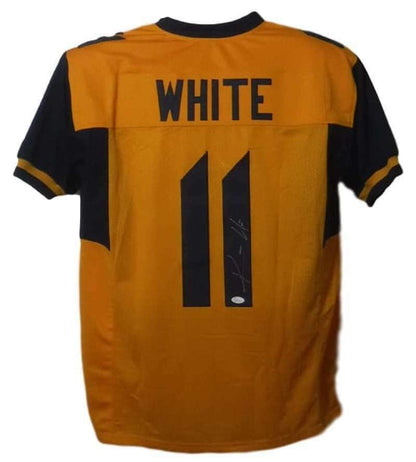 Kevin White Autographed West Virginia Mountaineers College Style Jersey