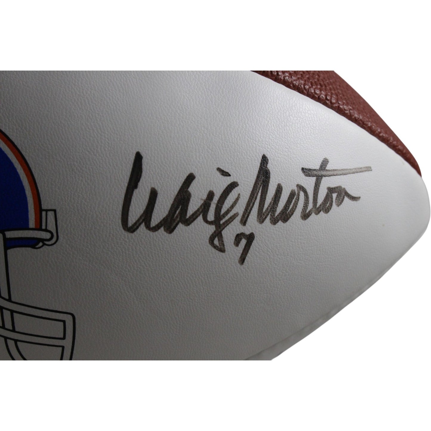 Red Miller & Tom Jackson Signed Denver Broncos 1977 Team Football