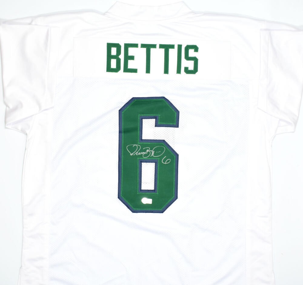Jerome Bettis Autographed White Custom College Style Jersey