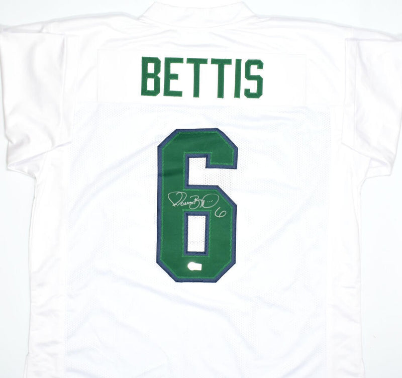 Jerome Bettis Autographed White Custom College Style Jersey