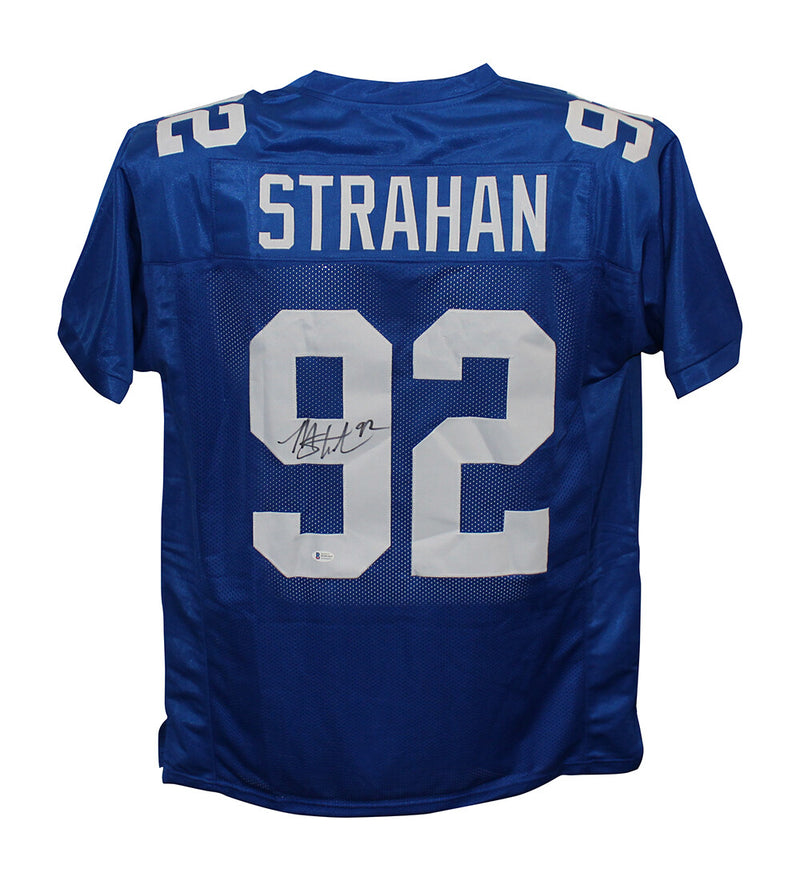 Michael Strahan Autographed New York Giants Style Custom Jersey