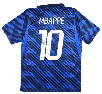 Kylian Mbappe Signed France Home Jersey