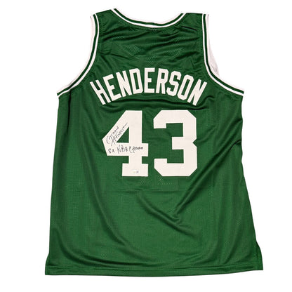 Gerald Henderson Signed Boston Celtics Custom Jersey (3x NBA Champ)