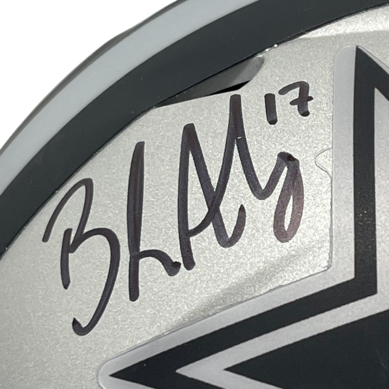Brandon Aubrey Signed Dallas Cowboys Rave Alternative Mini Helmet BAS