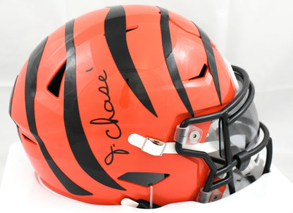 Ja'Marr Chase Signed Cincinnati Bengals Mid-Size SpeedFlex Helmet