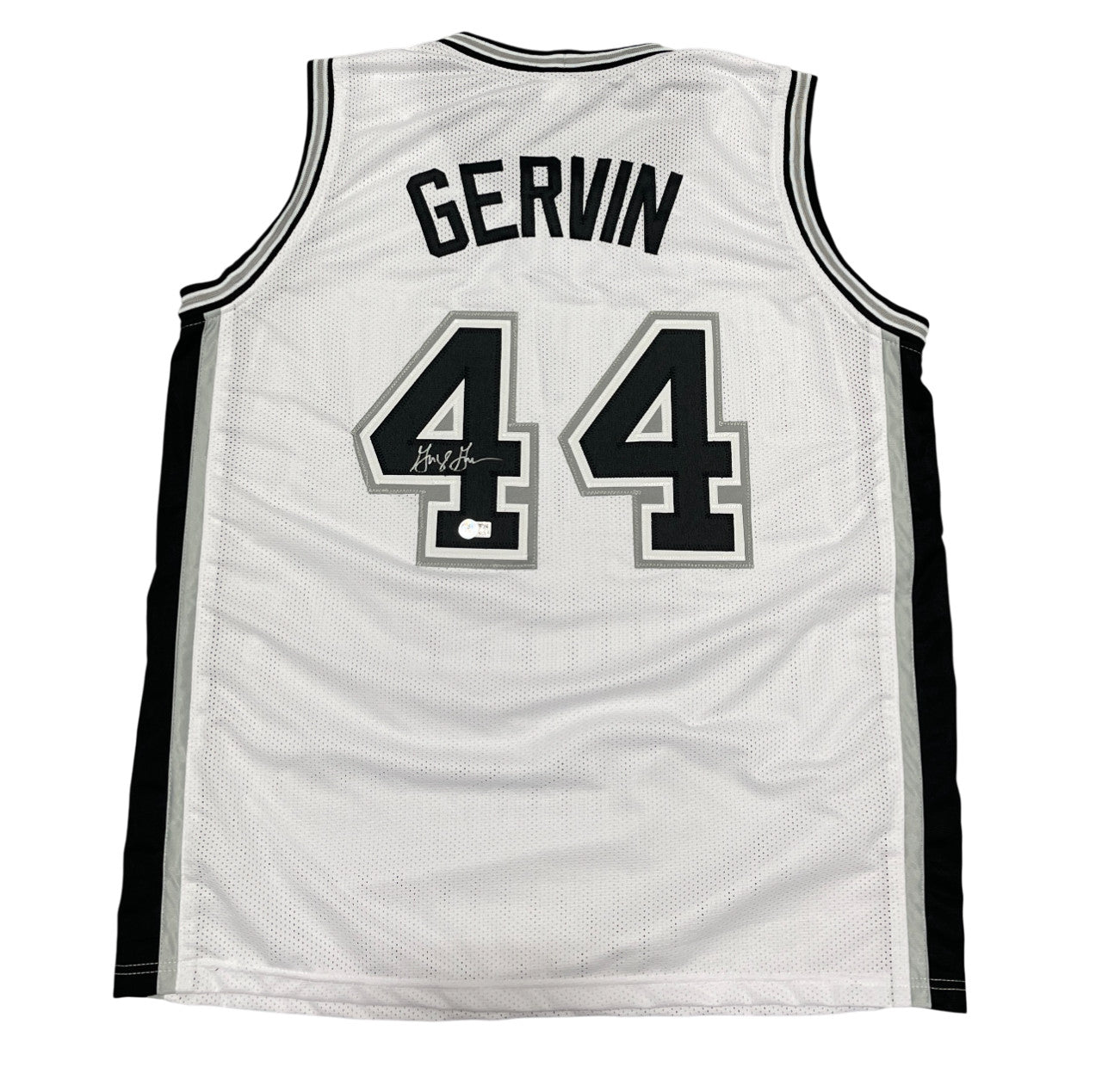 George Gervin San Antonio Spurs Signed Custom Jersey (BAS COA)