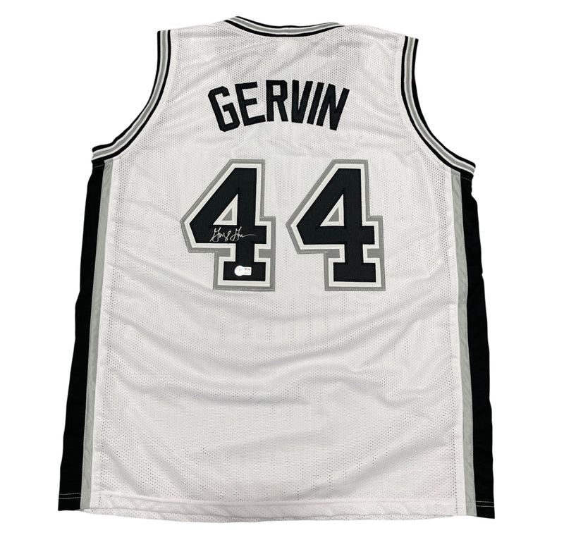 George Gervin San Antonio Spurs Signed Custom Jersey (BAS COA)