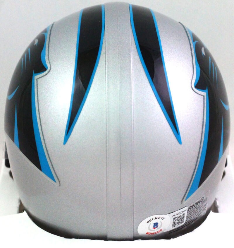 Luke Kuechly Signed Carolina Panthers Black Mini Helmet
