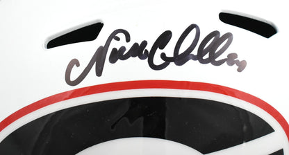 Nick Chubb & Sony Michel Signed Georgia Bulldogs Full Size Amp Helmet