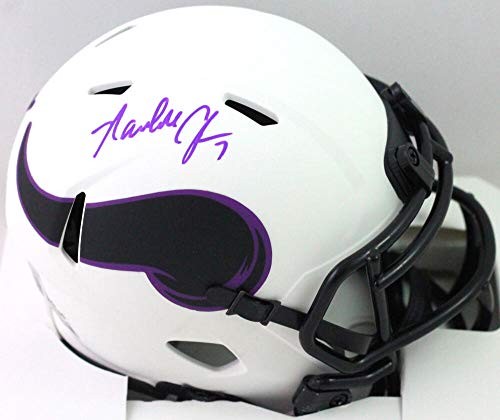 Randall Cunningham Signed Minnesota Vikings Lunar Speed Mini Helmet