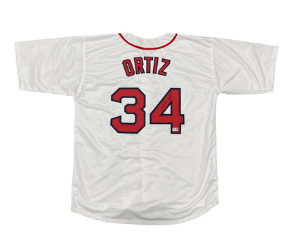 David Ortiz Signed Boston Red Sox Custom Baseball Jersey (Beckett BAS)