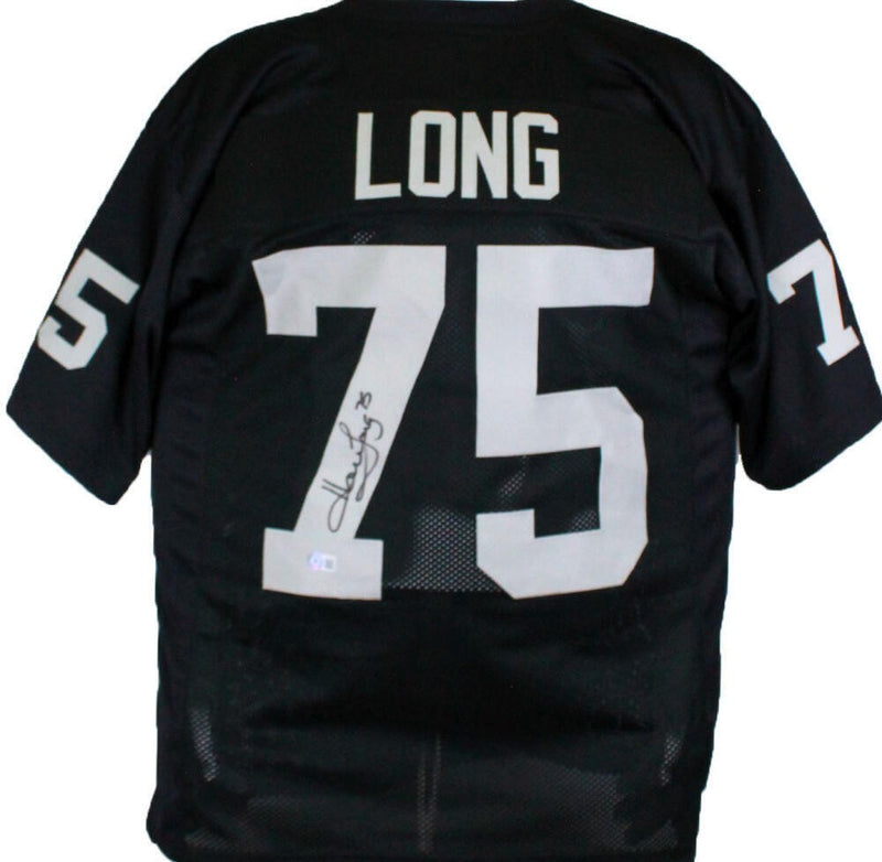 Howie Long Autographed Black Custom Jersey