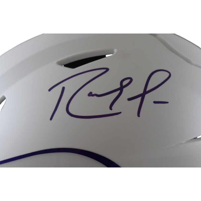 Randy Moss Signed Minnesota Vikings Full Size SpeedFlex 2024 Alternate Helmet