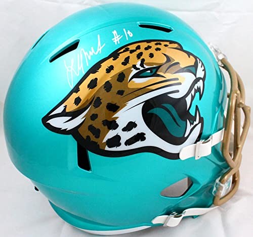 Laviska Shenault Jr Signed Jacksonville Jaguars Full Size Flash Speed Helmet