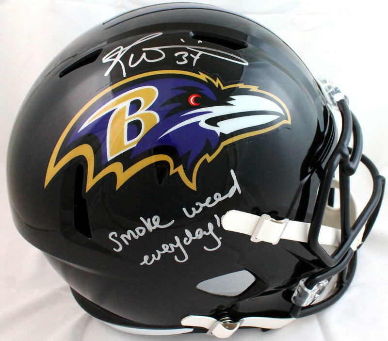 Ricky Williams Signed Baltimore Ravens Full Size Speed Helmet Inscribed
