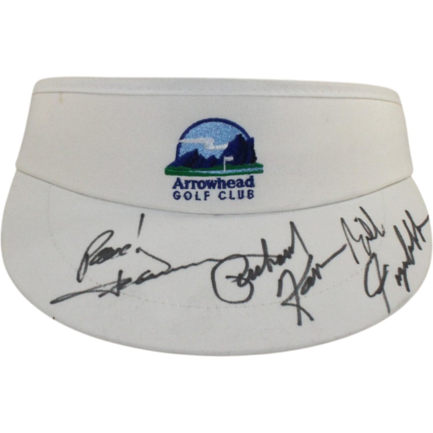 John Denver, Richard Karn & Bill Fagerbakke Autographed Golf Visor